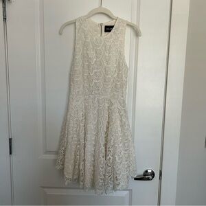 DO+BE White Lace Skater Dress
